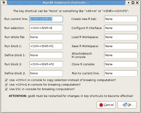 "Side panel options": allows the user to define behaviour of the side panel tab showing the most important landmakrs in the R document.